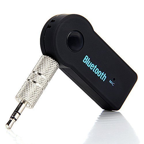 Bluetooth Empfänger Auto Drahtlos Bluetooth Receiver Tragbare Bluetooth Adapter Audiogeräte für Auto Lautsprechersystem mit Stereo 3.5 mm Aux 