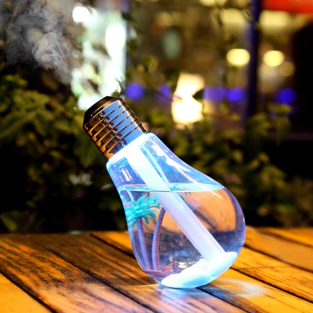 Air humidifier light bulb humidifier portable desktop LED 7 color night